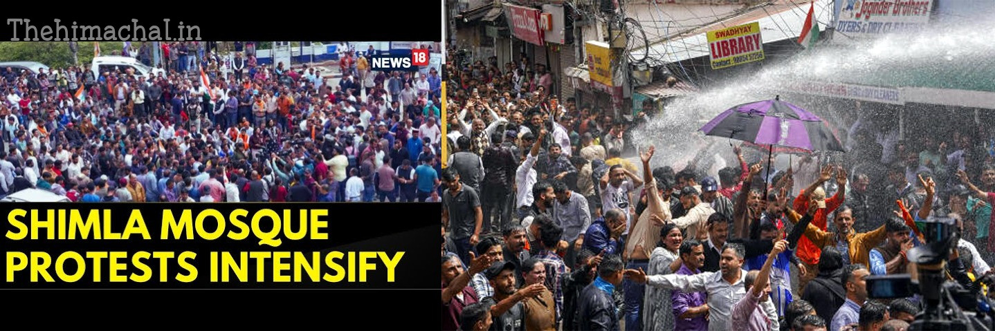 mandi-illegal-mosque-demolition-hindu-organizations-protest"