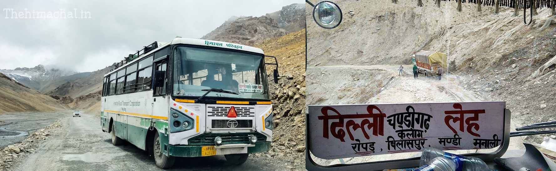 hrtc-leh-keylong-delhi-bus-service-closed