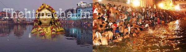 राधा अष्टमी के मौके पर हुए भव्य स्नान में एक लाख भक्तों ने डुबकी लगाई