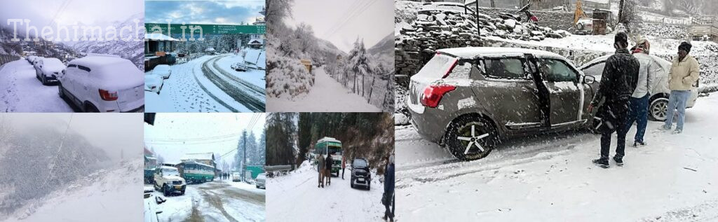 himachal-snowfall-lahaul-vehicles-stranded-advisory