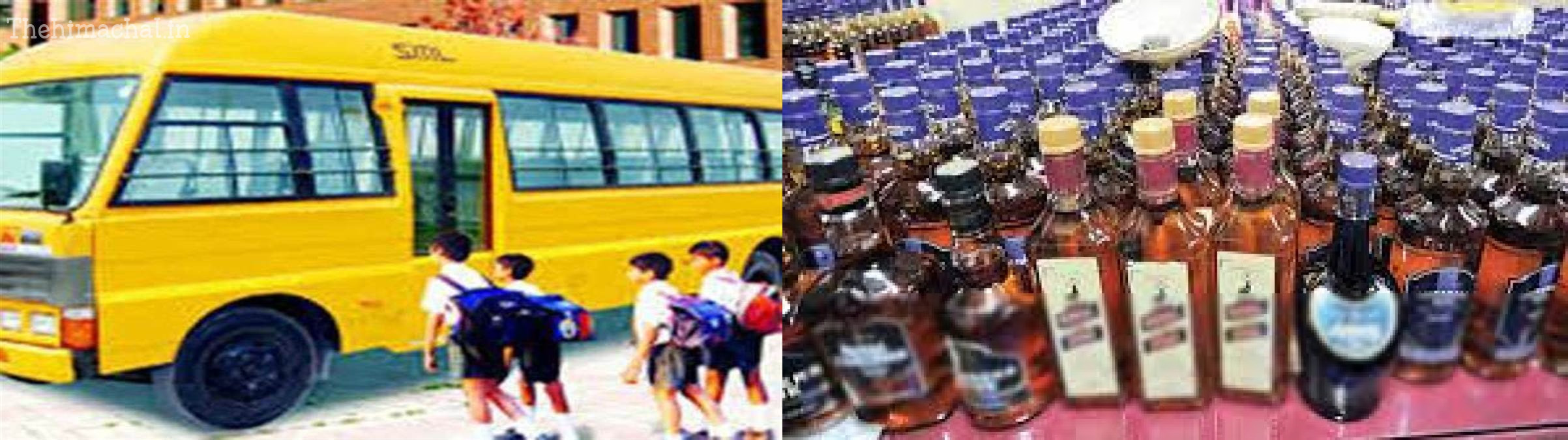 school-bus-liquor-smuggling-29-boxes-seized