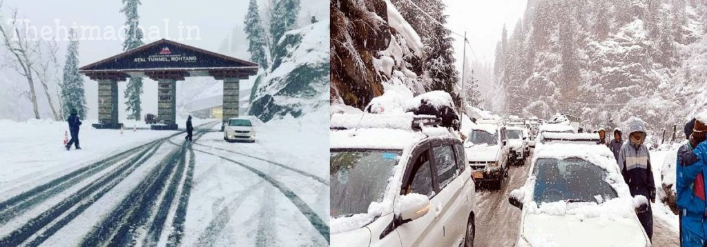 manali-mall-road-snowfall-atal-tunnel-jalori-pass-closed-lahaul-snowstorm