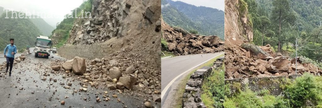 himachal-landslide-road-blocked